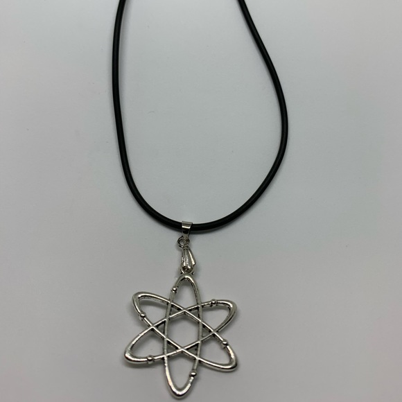 Alloy Atom Necklace - Picture 1 of 3